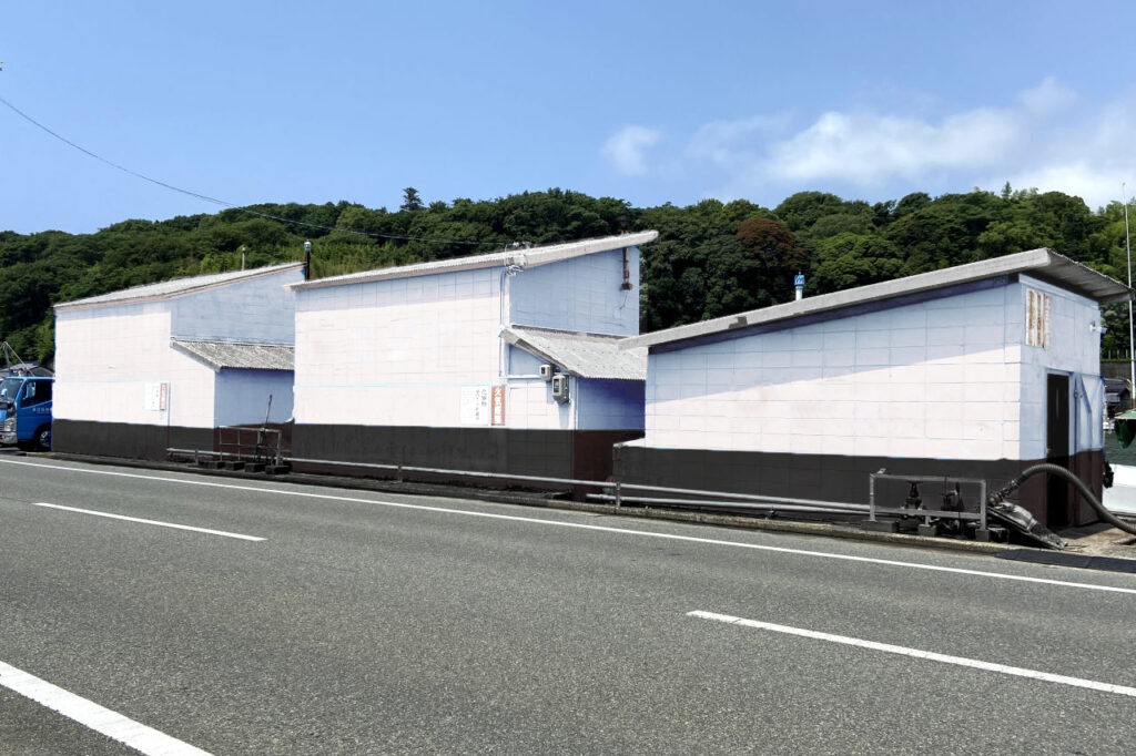 玉江石油の倉庫